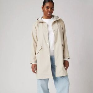 NWOT Hooded Rain Coat Jacket